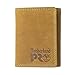 Timberland PRO Men's Leather Trifold Wallet with ID Window, Black/Bullard, One Size